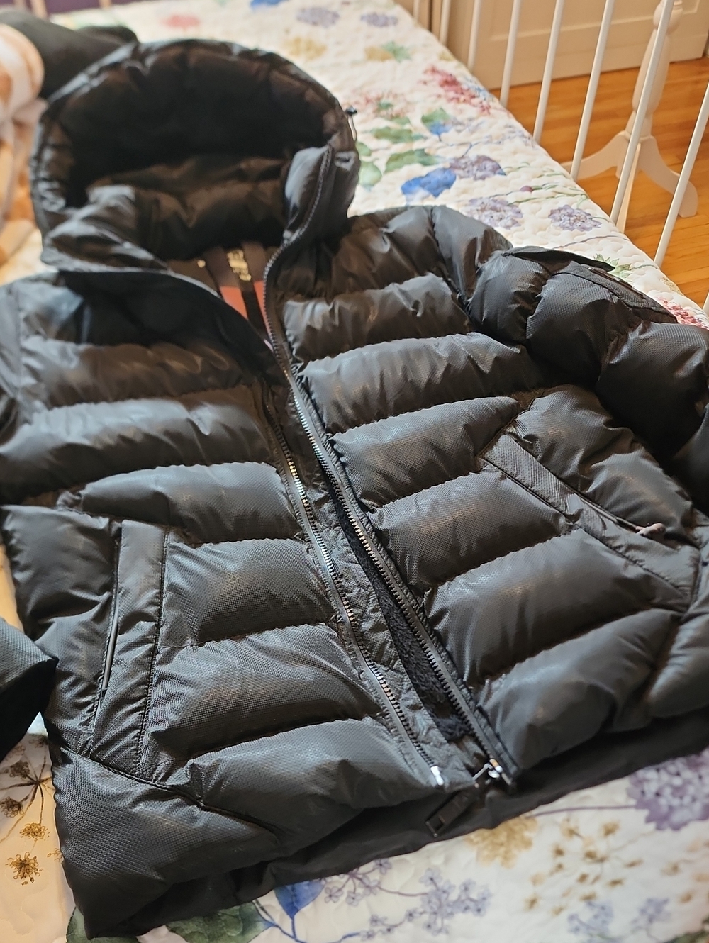 Point Zero Black Puffer Jacket